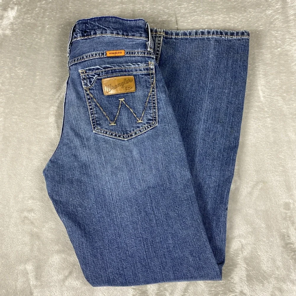 Wrangler FR Men's 30x32 Flame Resistant FR77MTM 17 ATPV Work Denim Blue Jeans